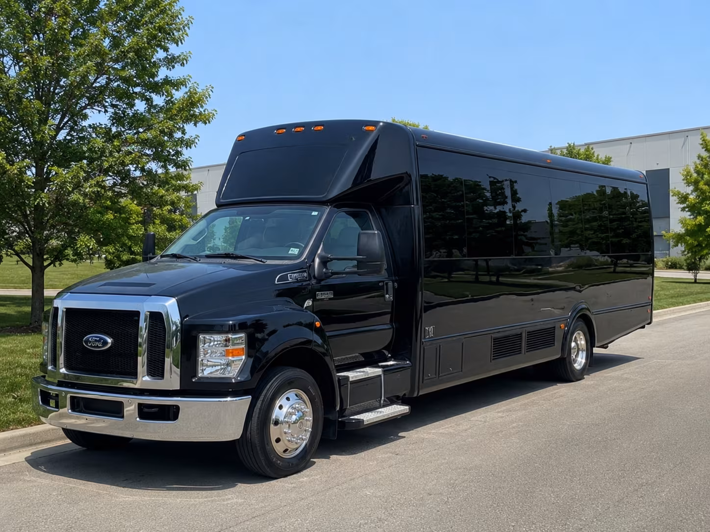 lincoln corporate party bus rental