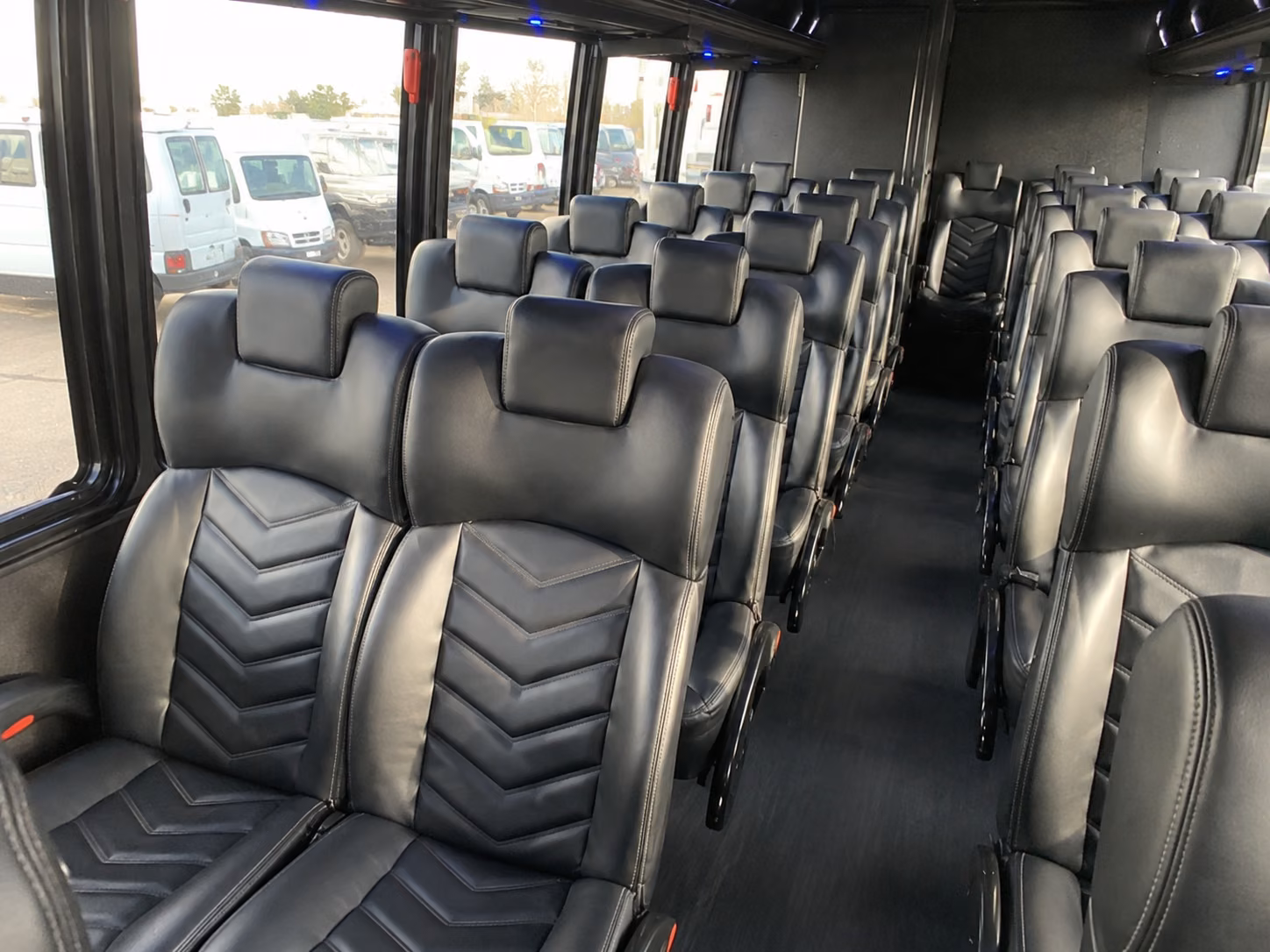 lincoln religious group transportation onboard seating