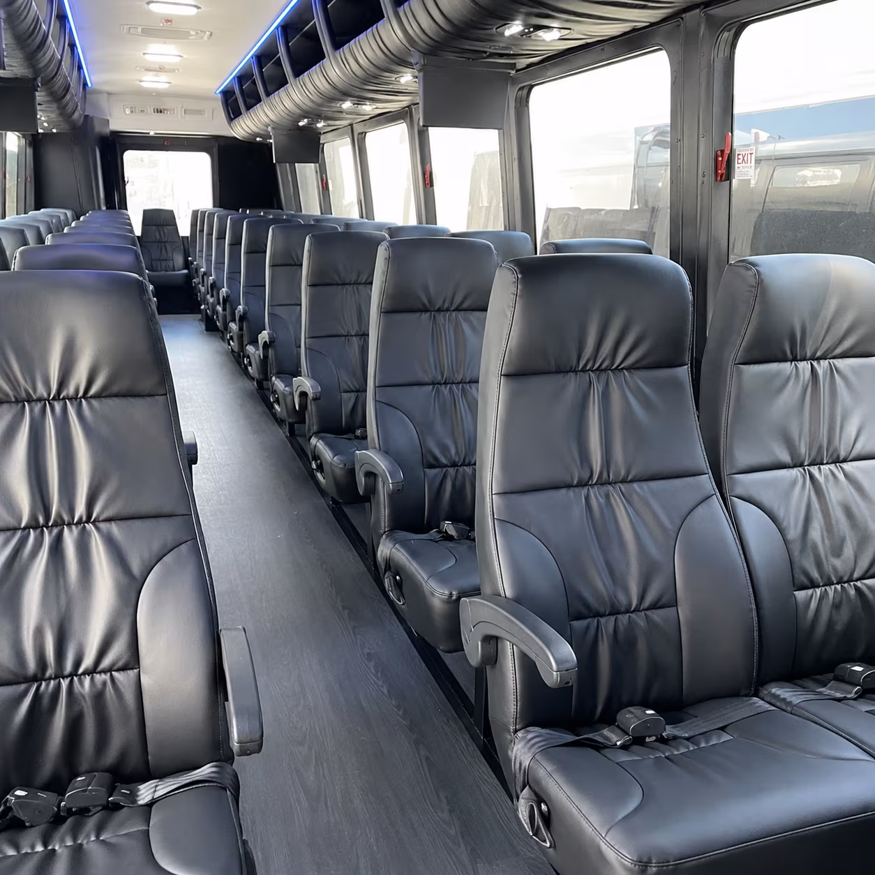 lincoln sporting event transportation onboard seating