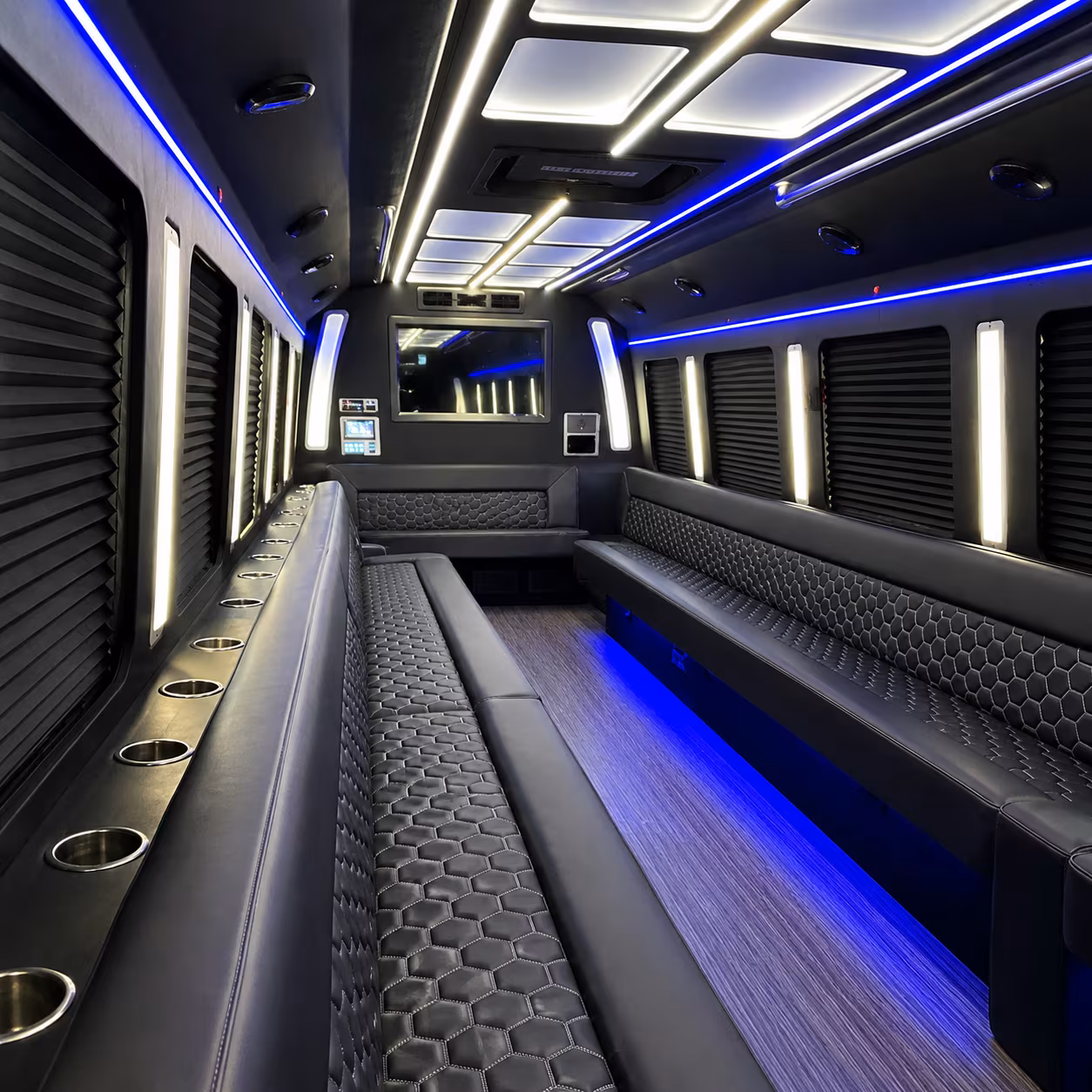 lincoln wedding party bus rental